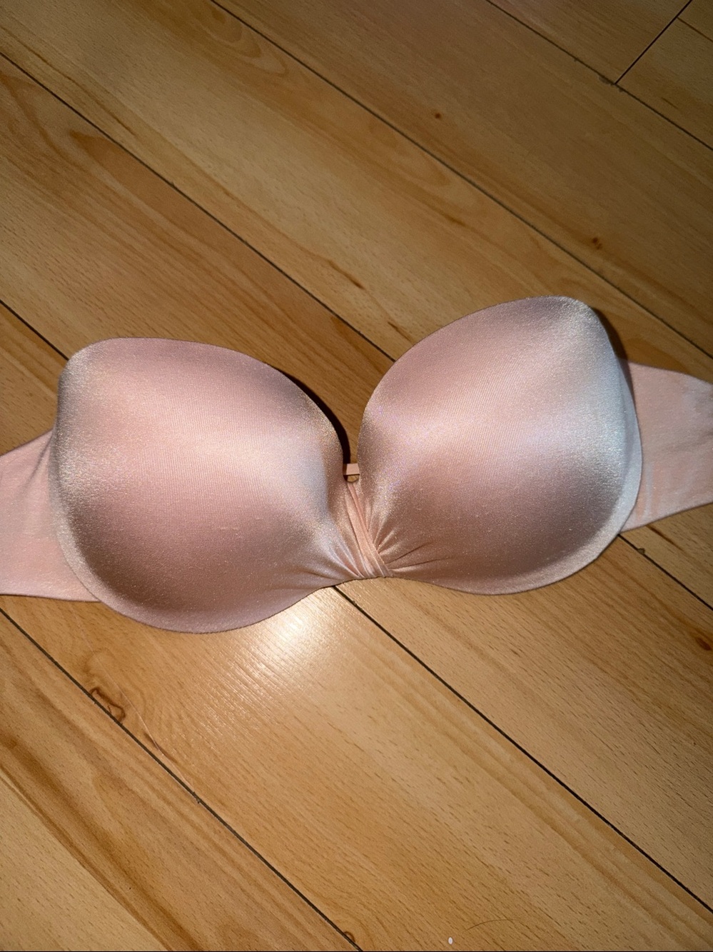 La SENZA baby pink Strapless Adhesive Bandeau Bra